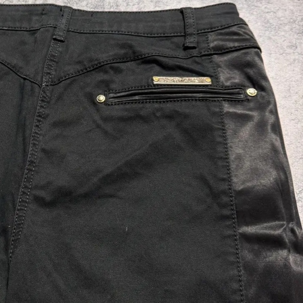 Roberto Cavalli black straight cut Jeans. Low rise